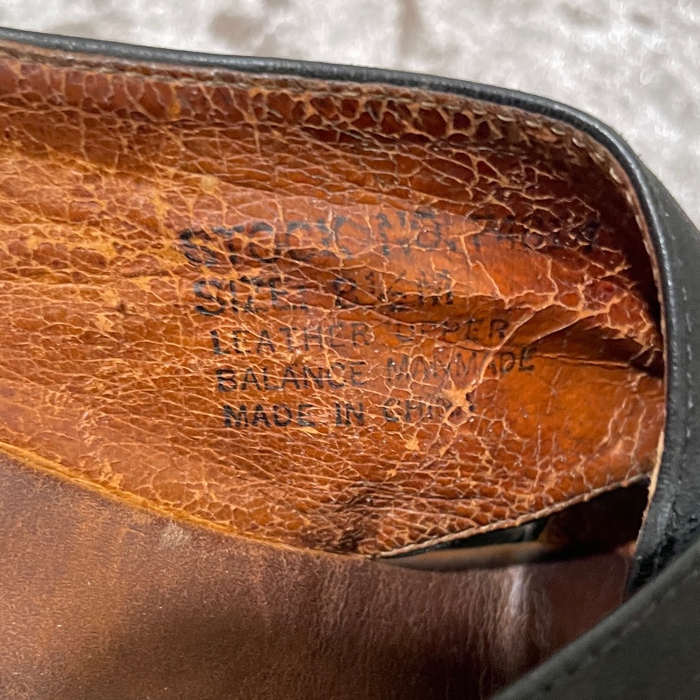 COLE HAAN Black Leather Slide Sandals - Picture 5 of 6